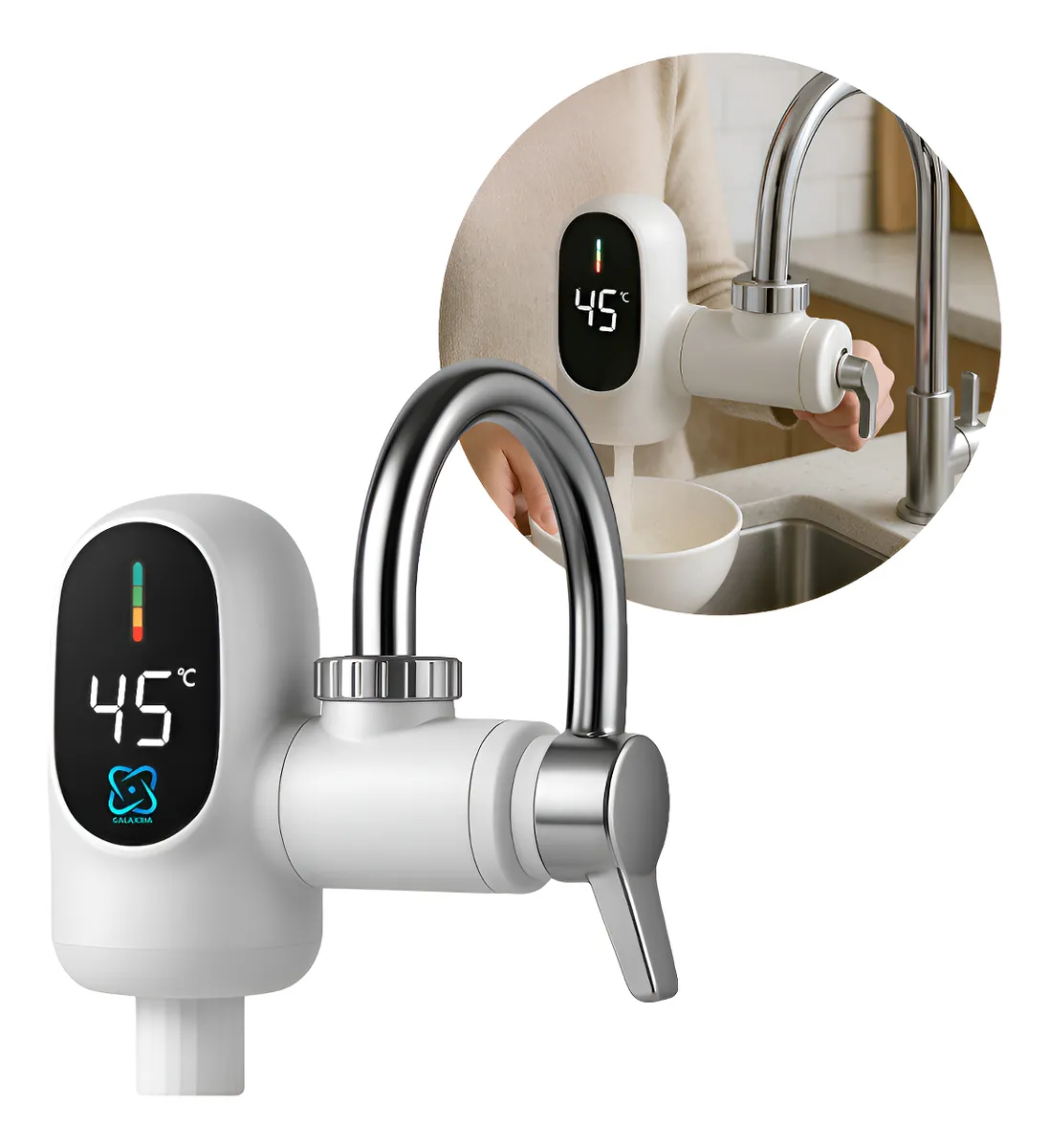 Grifo Calentador de Agua Instantáneo